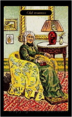READING ORACLE GYPSY TAROT, THE MEANING OF THE OLD WOMAN