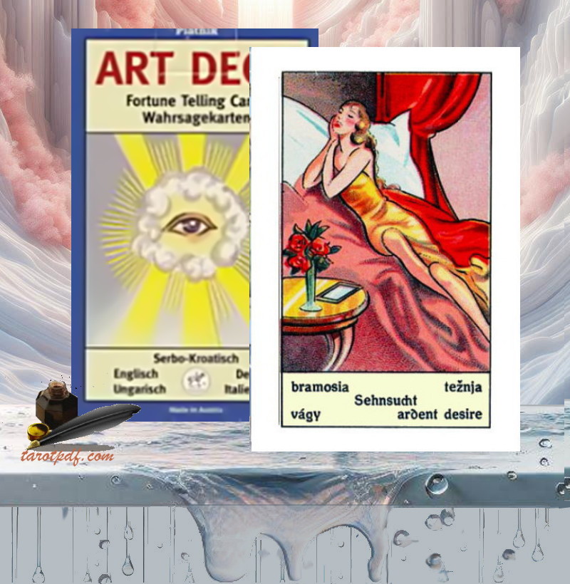 ART DECO TAROT BY PIATNIK, 52 GYPSY TAROT CARDS