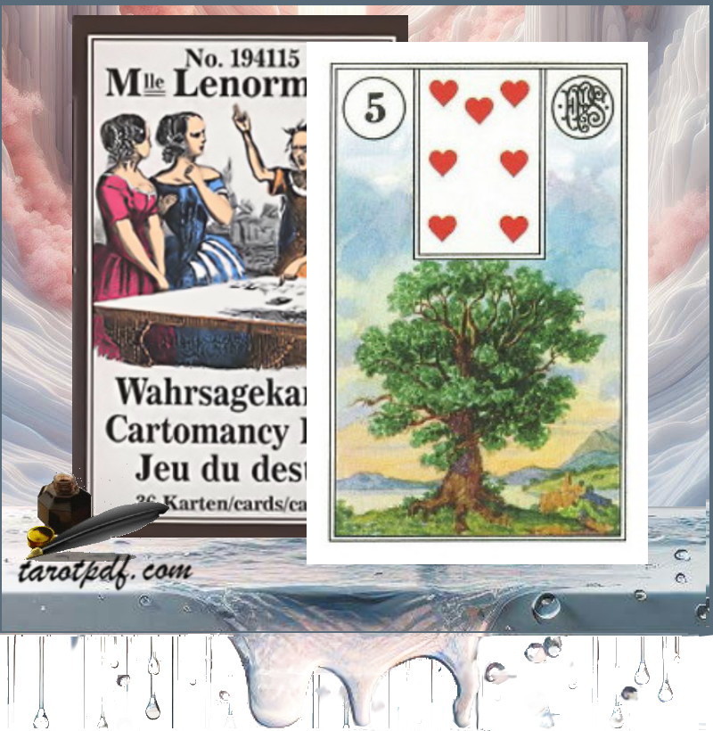 Mlle Lenormand Wahrsagekarten Cartomancy Deck, No. #194115, 36 cards.